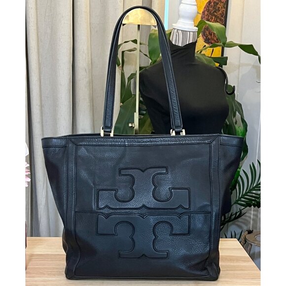 TORY BURCH BLACK JESSICA HANDBAG - Picture 2 of 10